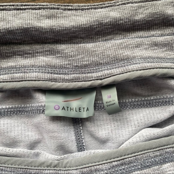 Athleta Techie Terry Gray Space Dyed Skirt - Picture 7 of 7